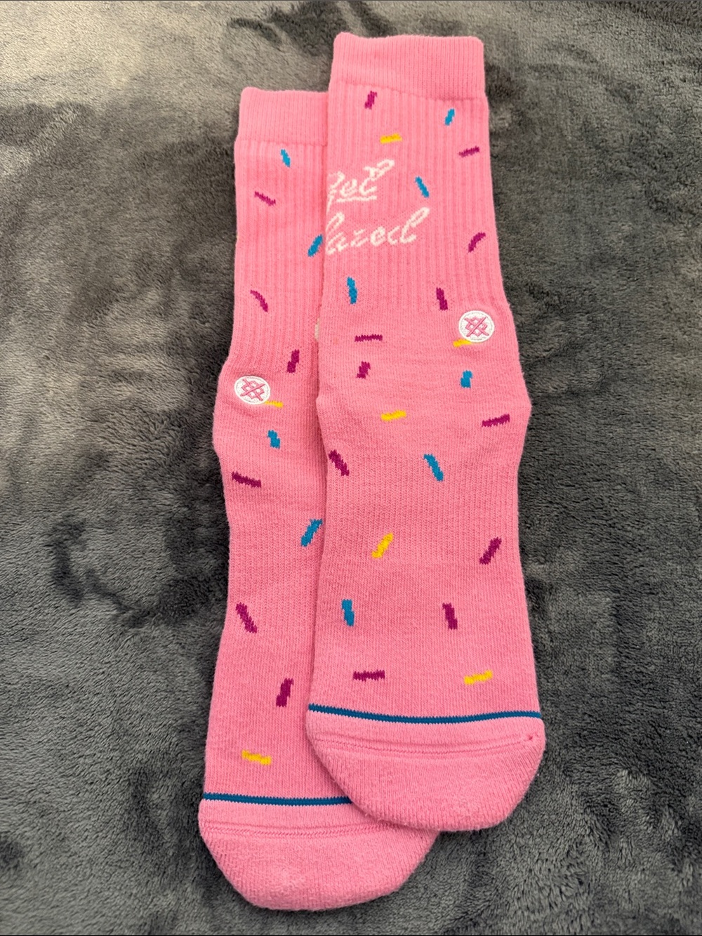 STANCE Pink Sprinkle Crew Socks